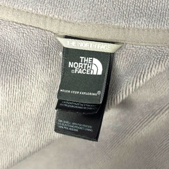 💸 The North Face EUC Grey Agave Lined Jacket Womens Size Small Petite 1376 - Picture 4 of 8